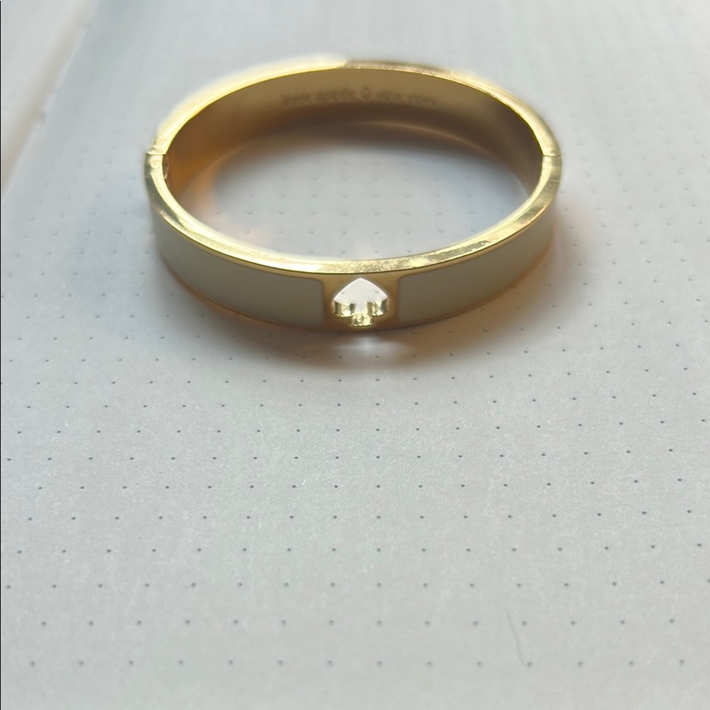Kate Spade Gold and Cream Elegant Bracelet